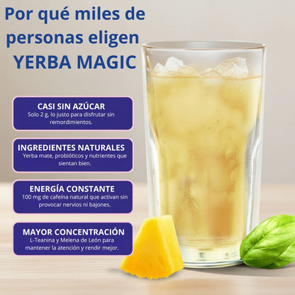 Activa tu cuerpo y Enfoca tu mente con Yerba Magic®