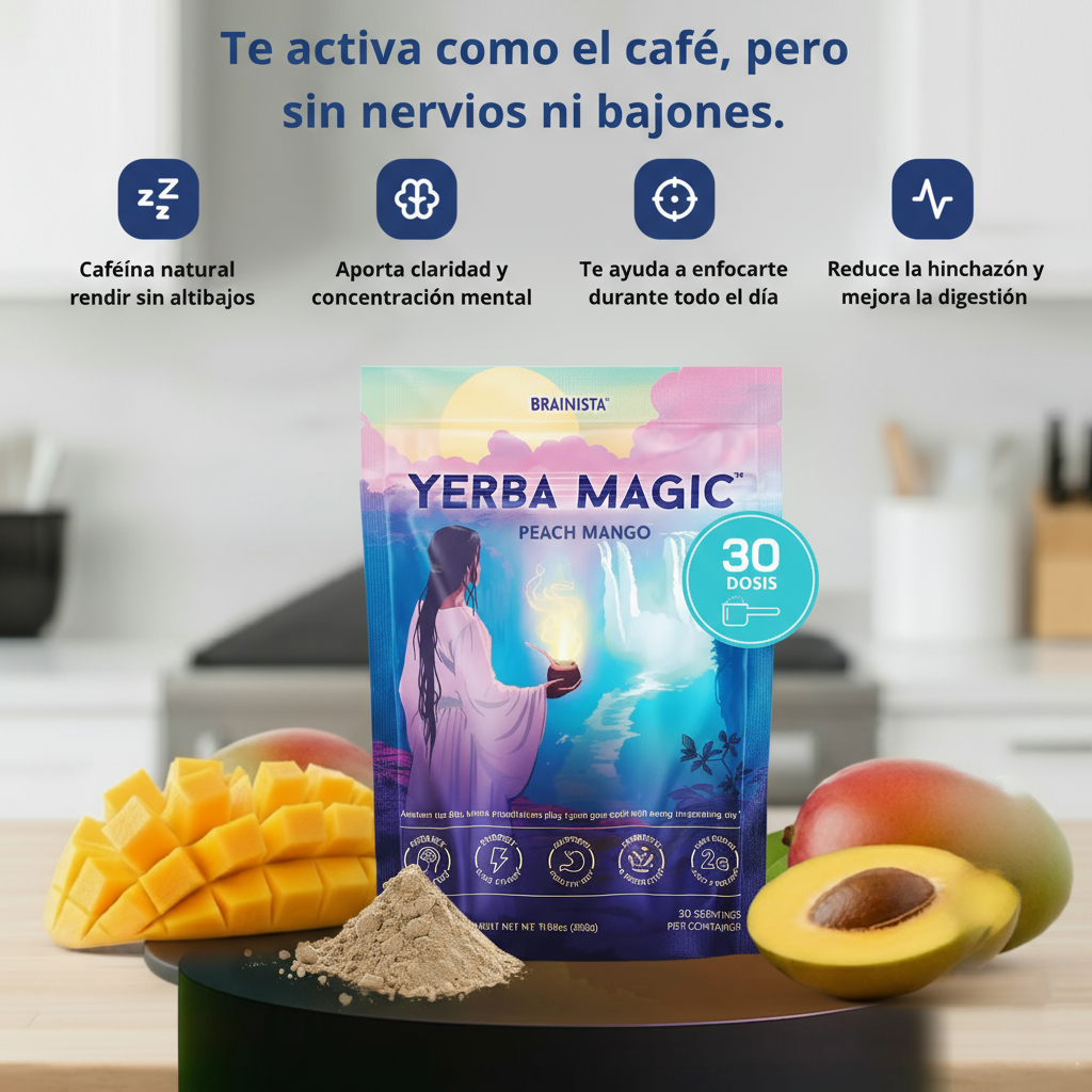 Activa tu cuerpo y Enfoca tu mente con Yerba Magic®