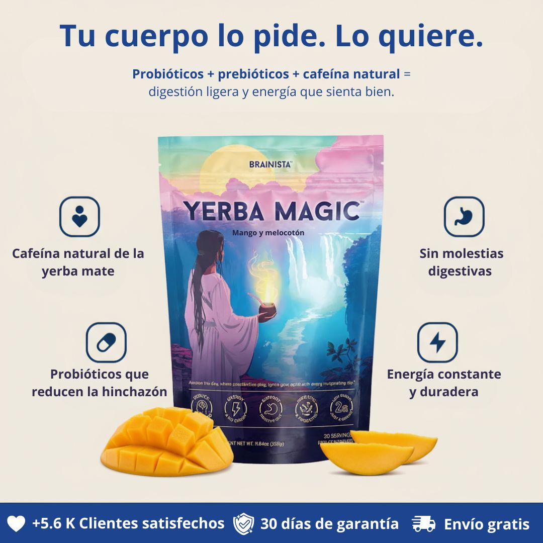 Activa tu cuerpo y Enfoca tu mente con Yerba Magic®