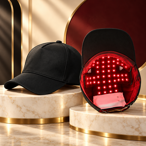 Moxxira RedCore: gorra negra y panel LED flexible interior
